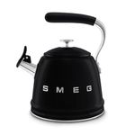 SMEG WKF01BL, Whistling Kettle, Black