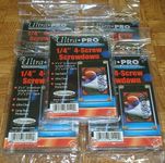 Ultra Pro 1/4 4-Screw Recessed Holder - Pack of 5-81140