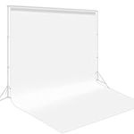 White Screen Backdrop 10x20ft, 3mx6