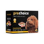 Prochoice Chunks In Jelly With Chicken For Adult Dogs 100gr 1pack (12pcs)