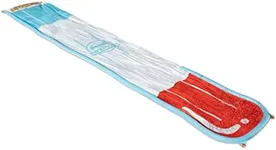 BigMouth Slip and Slide with Built-in Sprinklers, 18ft Long Summer Water Fun, Waterslide Includes Matching Sled, Easy Setup Outdoor Water Toy for Kids and Adults - Red White and Blue Popsicle
