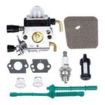 Anxingo FS45 Carburetor Replacement for Stihl FS38 FS46 FS55 KM55 HL45 FS45L FS45C FS46C FS55C FS55R FS55RC C1Q-S97 Carb Kit String Trimmer Weed Eater