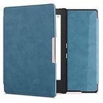 kwmobile Case Compatible with Kobo Aura H2O Edition 1 Case - Cover for eReader with Magnetic Closure - Petrol