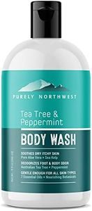 Purely Northwest Antifungal Soap With Tea Tree Oil, Helps Treat & Wash Away Athletes Foot, Ringworm, Nail Fungus, Jock Itch, Body Odor & Acne. Antibacterial Defense Against Common Fungal And Bacteria