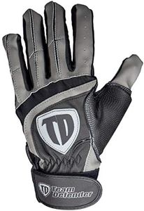 Team Defender Padded TD Baseball Glove 2.0 | Size: Large | Baseball Glove Protects Palm & Thumb | Engineered with Hard Plastic Thumb Mold to Prevent Hyperextension, Jamming & Common Hand Injuries