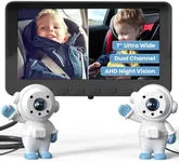GROWNSY Dual Car Camera Baby Monito