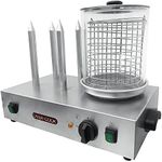 Cater-Cook CK7111 Hot Dog Warmer with 4 Hot Dog Roll Warming Spikes