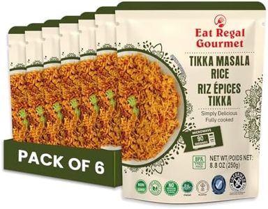 Eat Regal Gourmet Tikka Masala Rice, Ready in 90 Seconds, 8.8 oz, Pack of 6
