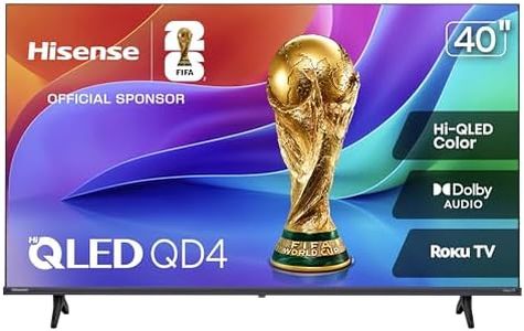 Hisense 40-Inch Class QD4SR Series Hi-QLED FHD Smart Fire TV (40QD4SR, 2026 Model) – Hi-QLED Color, Dolby Audio, Alexa Built-in, Full Array LED, Slim Bezel Design