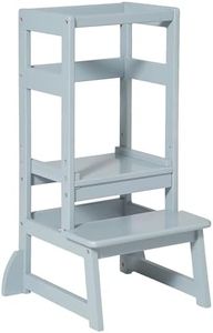 SDADI Adjustable Height Kitchen Step Stool,Kids Learning Stool,Mothers' Helper LT05G