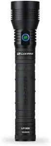 LUXPRO LP1305 High-Output, Long-Range Handheld Flashlight - 2000 Lumens - Battery-Powered LED Flashlight for Power Outages, Camping & More - Batteries Included