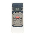 VINABTY Replace Infrared Remote Control Fit for Midea Air Conditioner R51M/CE R51D/E R51M/BGE RG51M5/(C) EU RG51M5/EU R51M/E R51/E R51/CE