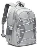 BLUEFAIRY Grey School Backpack for 