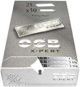 OCB Papel Fumar Ultrafino TAMAÑO Normal X-PERT Pack 25 LIBRITOS X 50 Hojas
