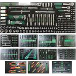 Griplier Professional Mechanic Auto Repair Tool Set, 348 Pieces Socket Set with Ratchets, Wrenches, Screwdrivers and Pliers