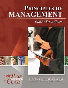 CLEP Principles of Management Study Guide (Perfect Bound)