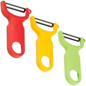 KUHN RIKON 2784 Original Swiss Peeler 3-Pack Red/Green/Yellow