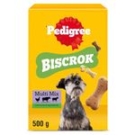 Pedigree BISCROK Adult Dog Treats Multi Mix Biscuits 12 x 500g