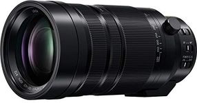 Panasonic H-RS100400 Leica Vario-Elmar Lens, 100-400mm F/4.0-6.3 for Mirrorless Micro Four Thirds Cameras, Power Optical Image Stabilization, Splash and Dustproof