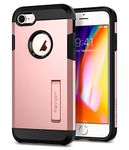 Spigen Tough Armor Back Cover Case for iPhone 8 and iPhone 7 (TPU + Poly Carbonate | Rose Gold)