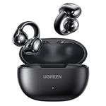 UGREEN Open-ear Earbuds Wireless Bluetooth 5.4 Earphone Clip-on Headphone ENC Noise Cancelling Mic,Clear Call,30H Playtime,Stereo Bass Audio,IPX5 Waterproof,Comfortable Fit for Running Gym