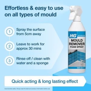 HG Mould Remover Spray 500ml – Powerful Bathroom Cleaner
