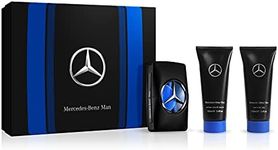 Mercedes-Benz Man - Men's Curated Eau De Toilette And Shower Care Gift Set Collection - Eau De Toilette Spray, Shower Gel, And Aftershave - Shave Plus Cologne In Iconic Men's Fragrance - 3 Pc