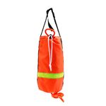 MagiDeal 16/21/31m 8mm Lightweight Compact Reflective Buoyant Rescue Throw Rope Bag - Kayaking Boating Rafting - Orange, 16m