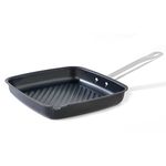 Russell Hobbs Infinity Griddle Pan, Steel, Black, 45.1 x 25.4 x 4 cm