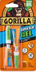 Gorilla Super Glue Gel, 3g (2 Pack) , All Purpose, Fast Setting, No Run Formula with Anti Clog Cap, Ideal for Metal, Ceramics, Leather & More