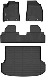 GINOWY-Floor Mats & Cargo Line for 2010-2015 RX, RX350 RX450h, All Weather Car Floor Mat RX350 RX450h Floor Liners, RX Cargo Mat, Rubber Mats Trunk Mat for Lexus RX