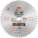 CMT 251.045.12 ITK General Purpose Saw Blade, 12-Inch x 45 Teeth 1FTG+2ATB Grind with 1-Inch Bore