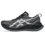 ASICS Unisex SUPERBLAST Running Shoes, Black/White, 12 Wide Women/10.5 Men