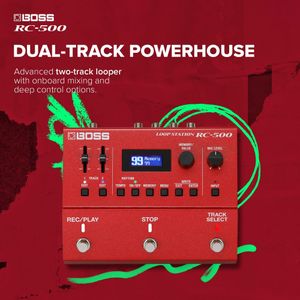 BOSS RC-500 Loop Station Pedal – Dual Track, Effects, USB