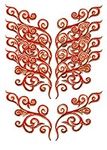 5 Pairs Embroidered Fancy Baroque A