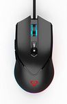 Laser Wired Gaming Mouse M801, RGB, 8000 DPI, 7 Buttons, Wired Connection, 1.5m Cable Black