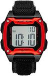 Armitron Sport Men's Digital Chronograph Nylon Strap Watch, 40/8465, Black/Red, Black/Red