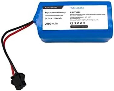 Replacement Battery for RoboVac 11S Max 15C Max 30C Max 39C Max G10 G20 G30 Ecovacs Deebot N79 14.4V 2600mAh
