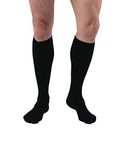 JOBST Relief 30-40 mmHg Compression Socks, Knee High, Closed Toe, Black, X-Large Full Calf