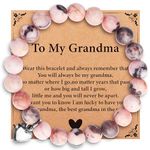 Merclix Grandma Bracelet Gifts for Grandma on Her Birthday Grandma Gifts from Grandchildren Presents for Grandma Christmas Mothers Day