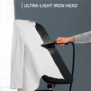 Rowenta IXEO Garment Steamer – Black, All-in-One Fabric Care