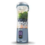 Ninja Blast Portable Blender, 530ml, Leakproof Lid & Sip Spout, Powerful Cordless Mini Blender, Rechargeable, Portable Smoothies, Protein Shakes, Blends Ice & Frozen Fruit, Denim Blue, BC151UKNV