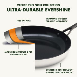GreenPan Venice Pro 13-Piece Cookware Set – Non-Stick Pots & Pans