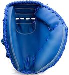 KRTOYUST® Baseball Catcher Mitts,Performance Composite Leather Catcher's Glove for Youth Adult | Right Hand Throw (Blue, 33 inch)