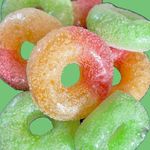 Sci-Fi Foods Freeze Dried Apple and Peach Ring Sweets, 6 Count (Pack of 1)