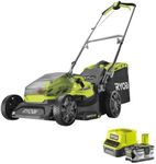 Ryobi RY18LM37A-140 18V ONE+ Cordless 37cm Lawnmower Starter Kit (1 x 4.0Ah) Amazon Exclusive