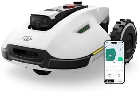 MAMMOTION YUKA 2000 Mähroboter ohne Begrenzungskabel, Max. 2400m², NetRTK+Vision, Keine RTK-Antenne, Auto-Kartierung,2000m², Intelligenter Rasenmäher Roboter mit 4G-Modul, 50% Steigung(YUKA 2000)