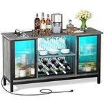 Zarler Wine Bar Cabinet with Power 