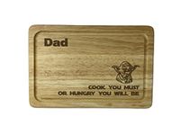 Yoda Star Wars Chopping Bread Board Personalised “Cook You Must” Gift Kitchen