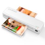 Laminator Machine, 13 inches plastifieuse for A3 A4 A5 A6, Thermal Laminating Machine with 10 Laminating Sheets, Hot and Cold for Home Office School Use